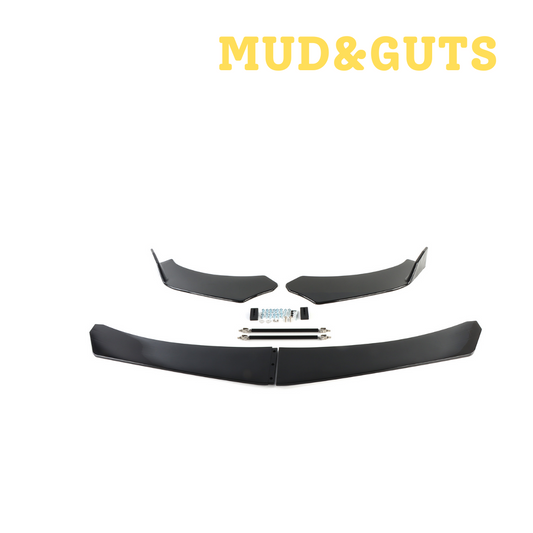 Mud&Guts 1 Set Front Bumper Lip Splitter + Strut Rods
