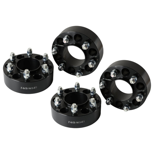 Daysyore 4PCS Wheel Spacers 2 inch "6x135mm to 6x5.31 " M14x1.5 87.1mm Hub Bore