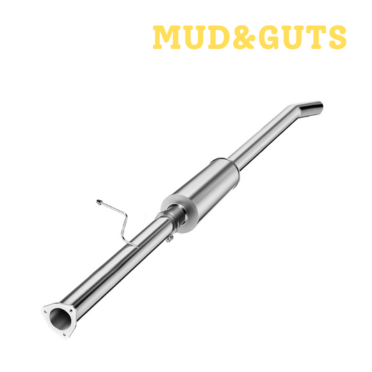 Mud&Guts 4" DPF Delete Race Pipe for 2013-2018 6.7L Cummins Ram 2500/3500 (with Muffler)