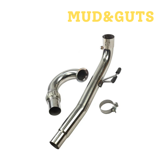 Mud&Guts 3“ Exhaust Downpipe for 2012-2015 VW Golf GTI MK7 Pipe Bolt on
