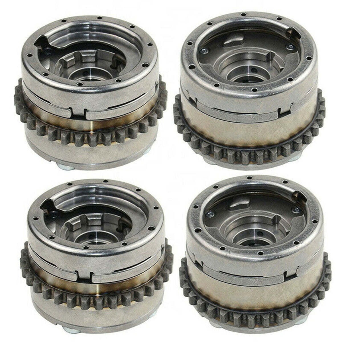 Daysyore® 4Pcs Camshaft Adjuster VVT Sprockets 2780504900 + 2780505000 +2780505100+2780505200 for M278 Mercedes Benz S550 GL550 GL450 4.7T V8.