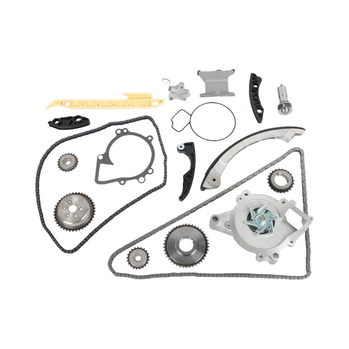 Daysyore Timing Chain Kit Water Pump, Timing Chain Kit Water Pump for 2006 to 2015, Timing Chain Kit Water Pump Chevrolet Equinox GMC 2.4L,Auto Timing Chain Kit Water Pump