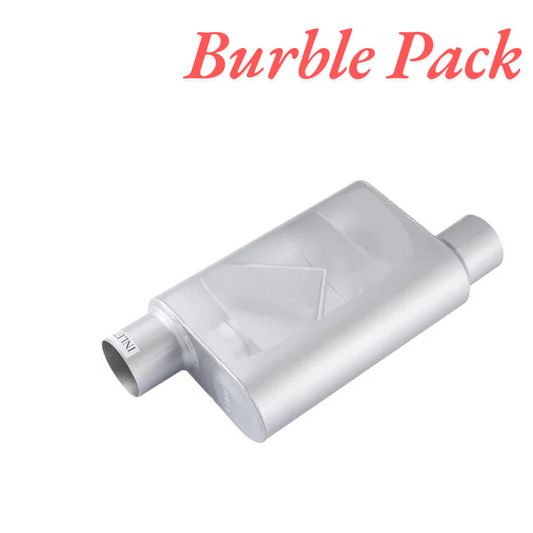 Burble Pack 51mm Motorcycle Exhaust Pipe Tail Muffler-length 105mm