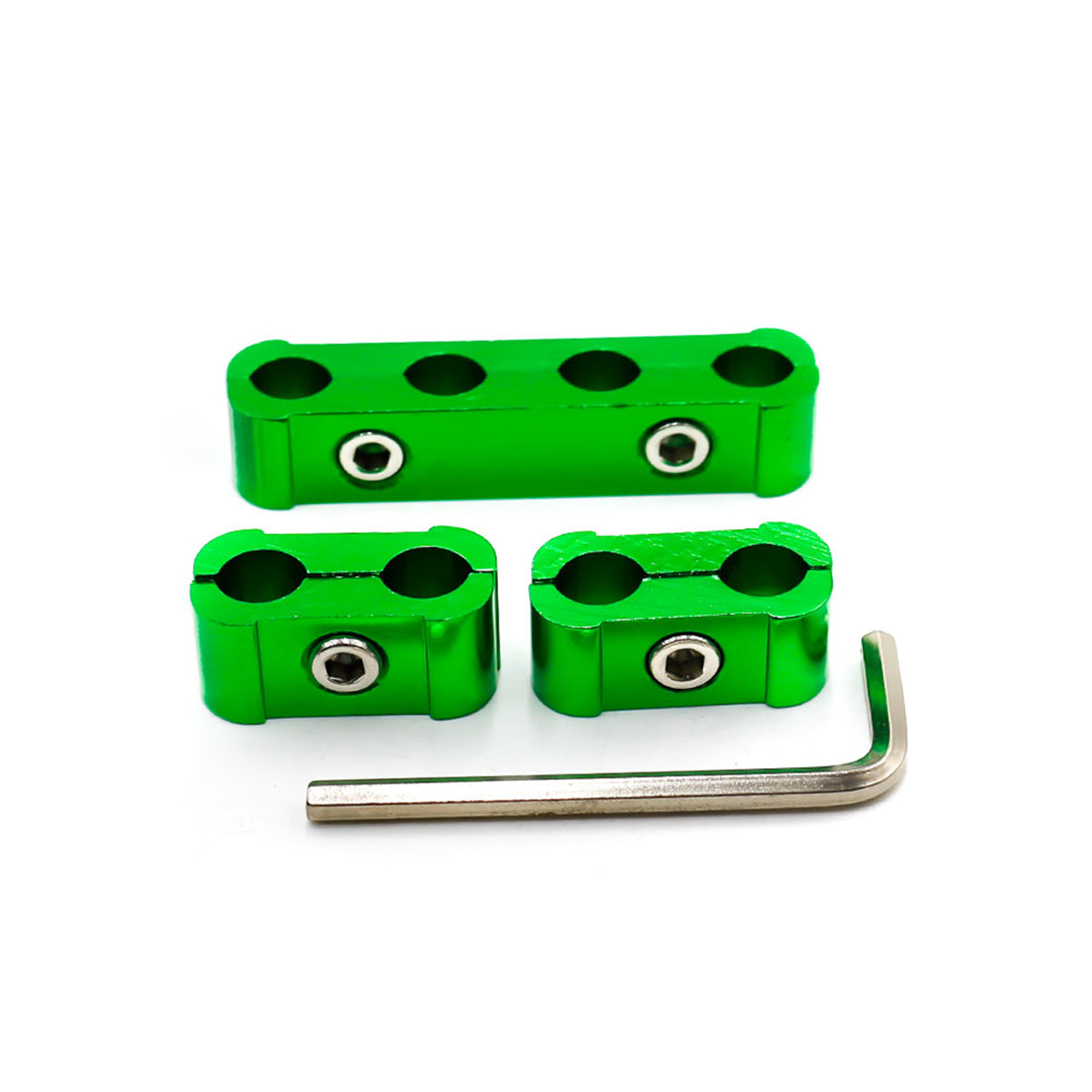 Engine Spark Plug Wires Separator Divider Clamp Kit for 8mm 9mm 10mm-Green, Car Engine Spark Plug Wires Separator Divider Clamp Kit