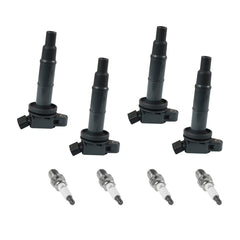 Daysyore 4pcs Ignition Coils +4pcs Iridium Spark Plugs, 4pcs Ignition Coils +4pcs Iridium Spark Plugs  for 2002-2011, 4pcs Ignition Coils +4pcs Iridium Spark Plugs  Toyota Camry , 4pcs Ignition Coils +4pcs Iridium Spark Plugs 2.4L UF333, Auto 4pcs Ignition Coils +4pcs Iridium Spark Plugs 