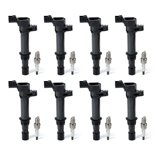 Daysyore 8pcs Ignition Coils +8pcs Iridium Spark Plugs, 8pcs Ignition Coils +8pcs Iridium Spark Plugs for Dodge Jeep, 8pcs Ignition Coils +8pcs Iridium Spark Plugs 4.7L UF270 UF297,Auto 8pcs Ignition Coils +8pcs Iridium Spark Plugs