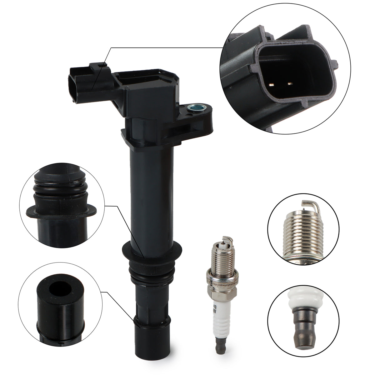 8Pcs Ignition Coil & 8Pcs Spark Plug Pack For Dodge Jeep 4.7L V8 V6 UF270 UF297 - Foto 11