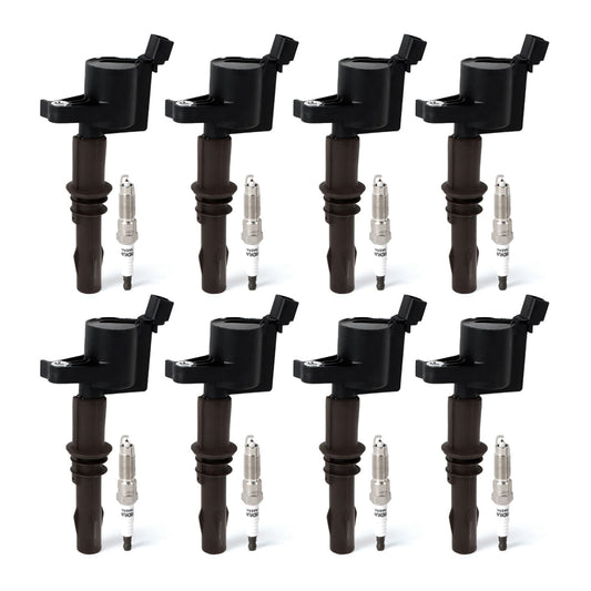 Daysyore 8pcs Ignition Coils +8pcs Iridium Spark Plugs, 8pcs Ignition Coils +8pcs Iridium Spark Plugs for Ford Expedition F-150 FD509, Auto 8pcs Ignition Coils +8pcs Iridium Spark Plugs, Car 8pcs Ignition Coils +8pcs Iridium Spark Plugs