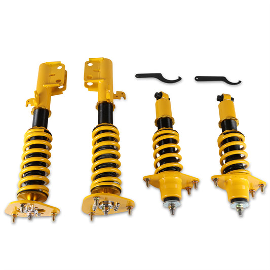 Daysyore 4pcs Coilover Adjustable Height Struts Suspension Springs for Scion tC 2005-2010