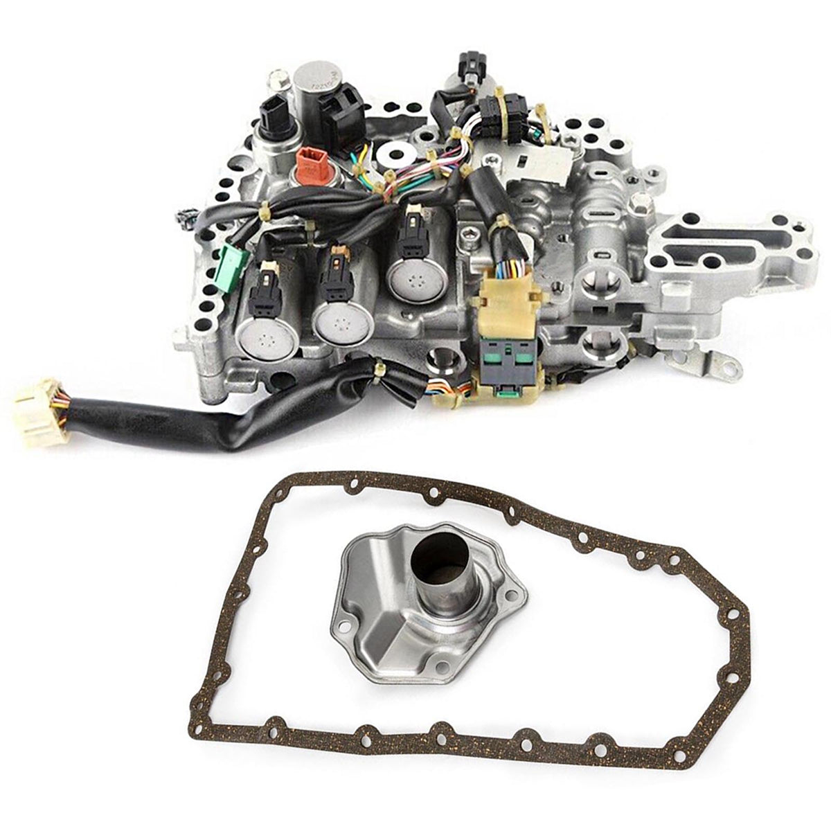 Daysyore Transmission Valve Body With Filter & Gasket Kit JF017E RE0F10E for QX60 Latitude Altima Elgrand X-Trail