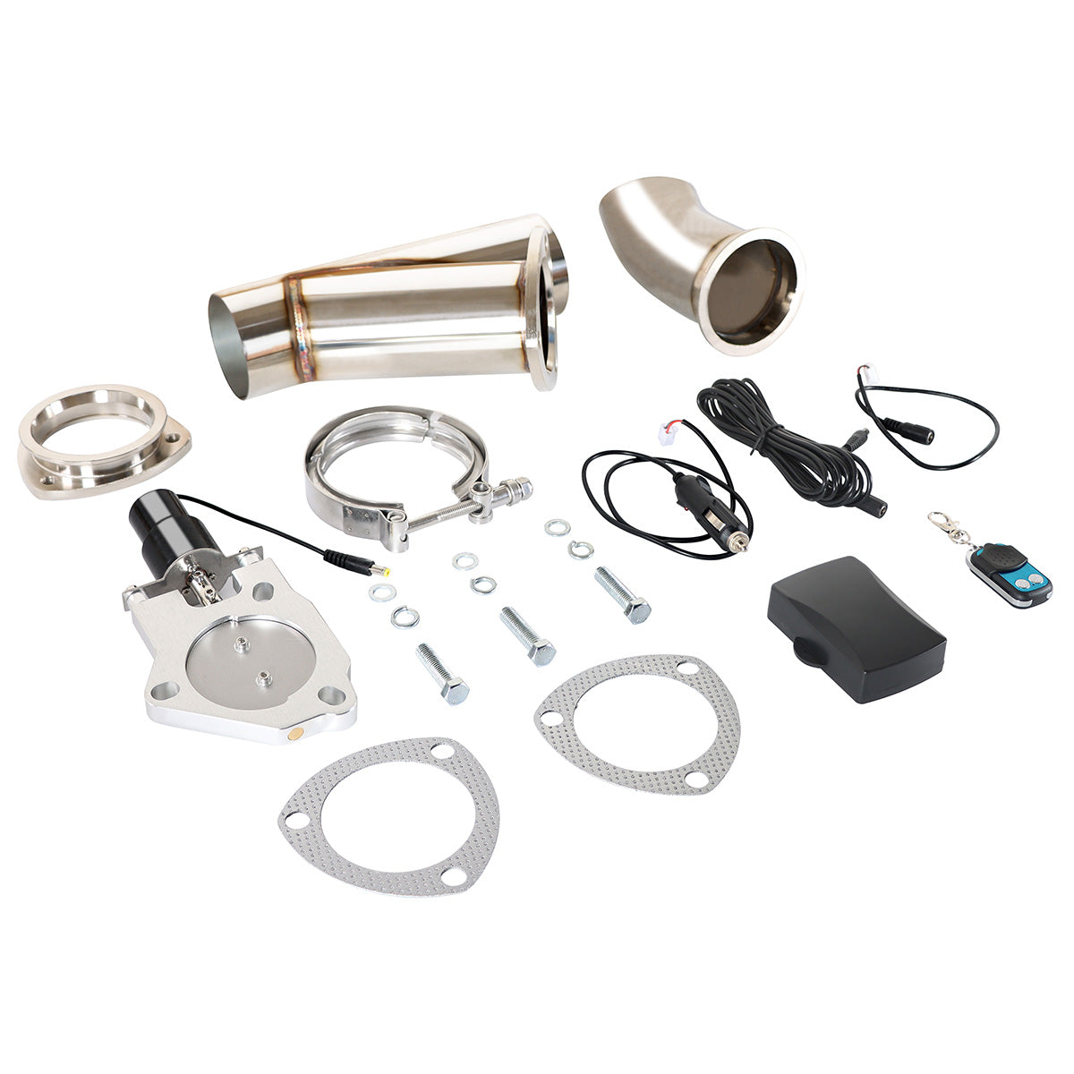 1 Set Remote Electric Exhaust Cutout Kit 3 Inch/3.0"