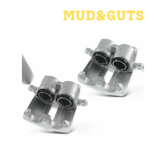 Mud&Guts 2pc Front L&R Disc Brake Calipers w/Bracket for Land Rover Range Rover 1990-1994