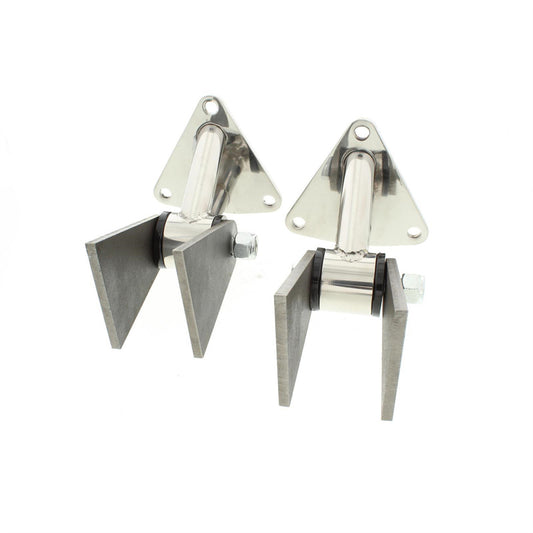 Small & Big Block Polished Stainless Engine Motor Mounts for Chevy SBC 350 BBC 454