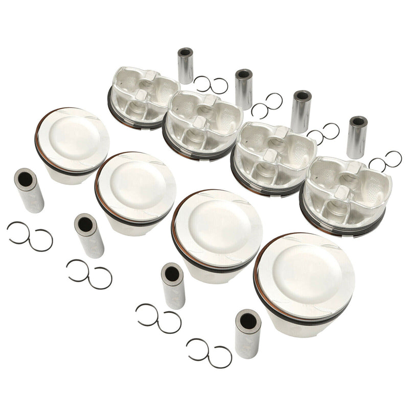8Pcs Engine Pistons Rings A1570300117 for Mercedes-Benz C218 X218 W212 S212 W166 M157 5.5L