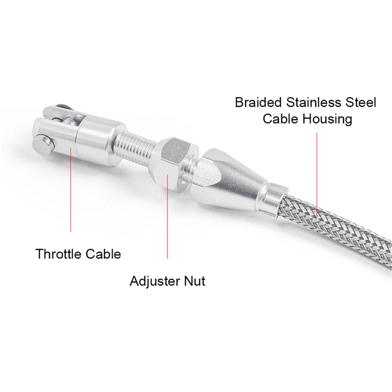 GM LS1 Engine | Stainless Steel Braid Car Retrofitting Throttle Cable ...