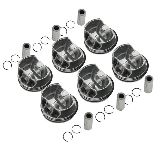 6Pcs Engine Pistons Rings 2760300700 for Mercedes-Benz W205 W212 X166 E400 M276 3.0T (Φ88mm)