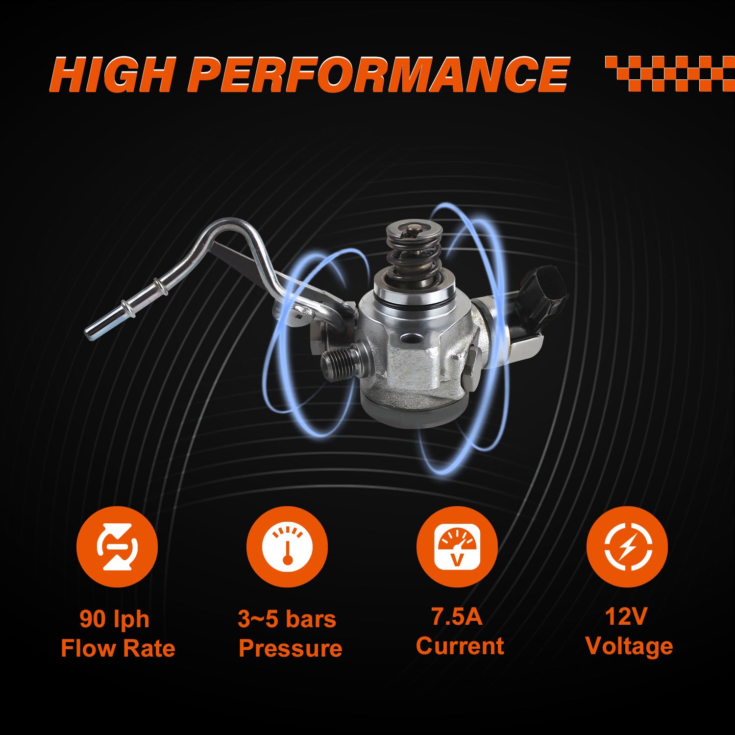 Daysyore® High Pressure Electric Fuel Pump 16790-5LA-A01 for Acura ILX TLX Honda Accord CR-V