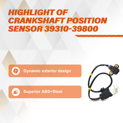 Crankshaft Position sensor 39310-39800 for 2003-2006 Kia Sorento 3.5L V6 2001-2006 Hyundai Terracan 3.5i V6 4WD 