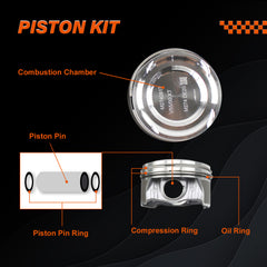 Daysyore®4Pcs Pistons Rings Set Φ83mm STD for Mercedes-Benz C250 C300 W205 2.0T M274.920