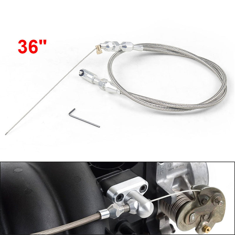 GM LS1 Engine | Stainless Steel Braid Car Retrofitting Throttle Cable ...