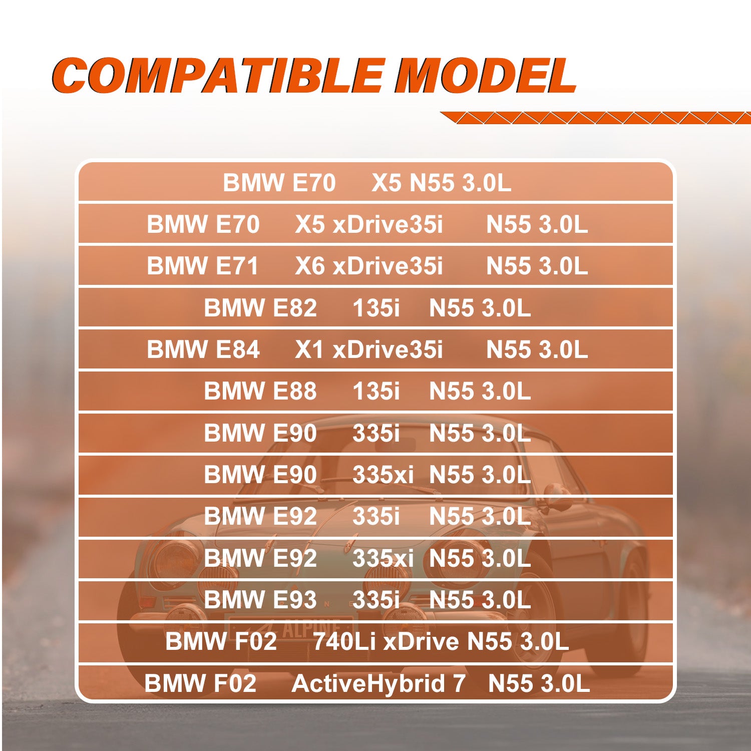 Daysyore® Engine Crankshaft 11217580483 for BMW E82 E84 E88 E90 E92 E93 F02 F06 F07 F10 F12 N55B30A