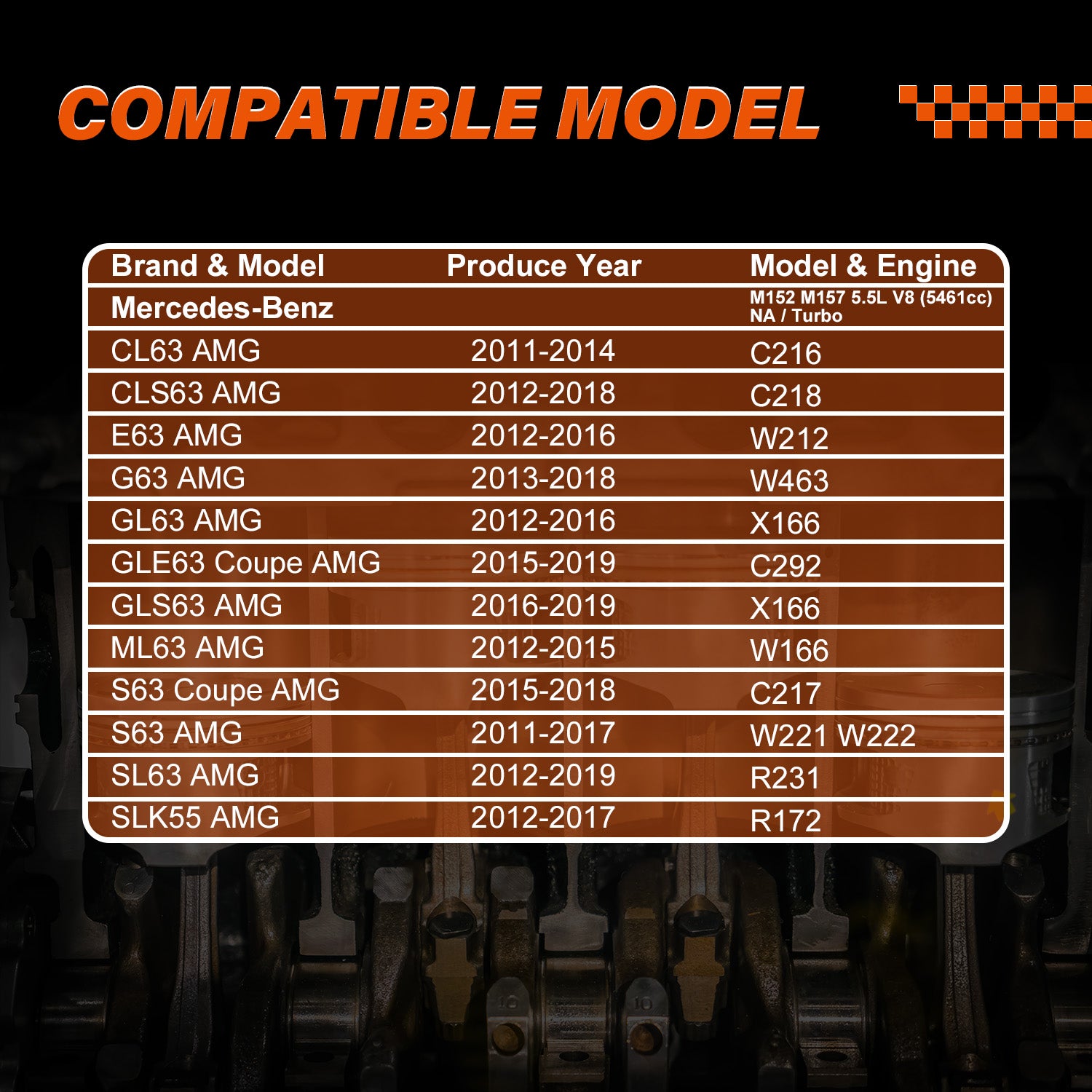 Daysyore® Connecting Conrod Bearing Shells Set 2780300060 for Mercedes ...
