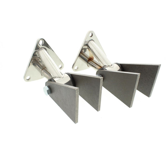 Small & Big Block Polished Stainless Engine Motor Mounts for Chevy SBC 350 BBC 454