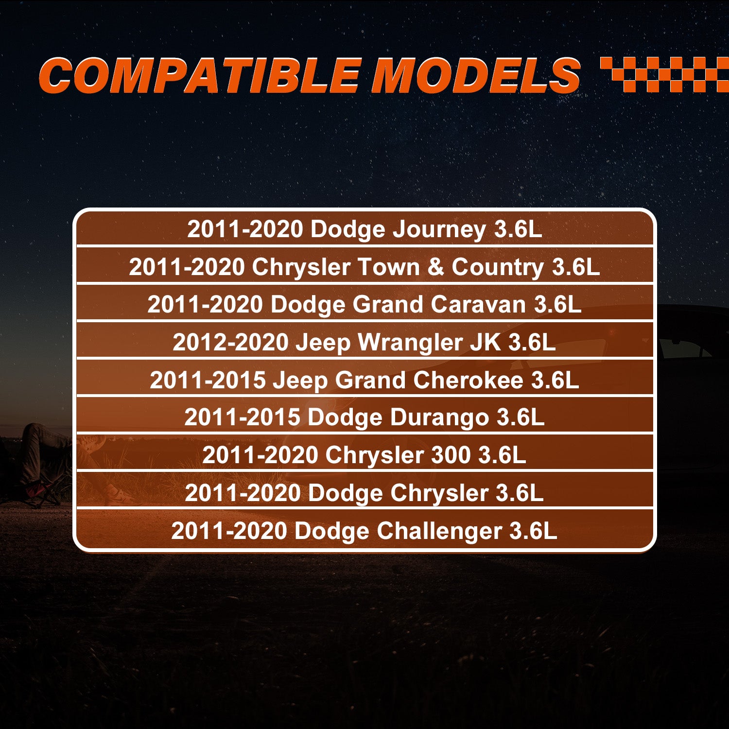 Daysyore® Intake & Exhaust Camshafts 5184377AG 5184378AF 5184379AG 5184380AG for 2011-2020 Jeep Dodge Chrysler