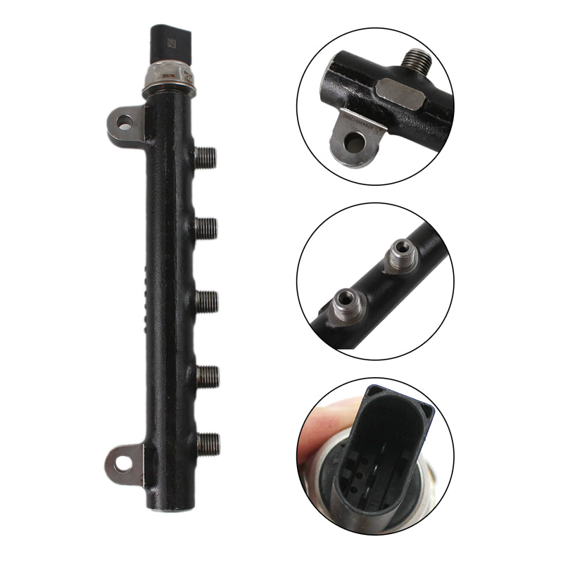 Daysyore® Fuel Common Rail with Sensors 28240435 7030409 for Delphi Doosan Bobcat Diesel Engines D24